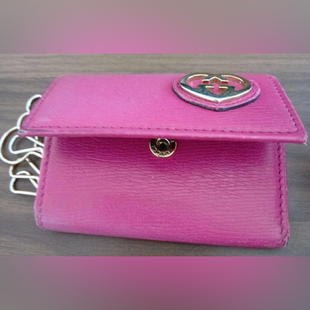 Gucci Pink Key & Card Holder - Picture 10 of 11